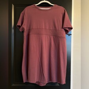 MoveMama Breastfeeding/Nursing T-Shirt Dress - L